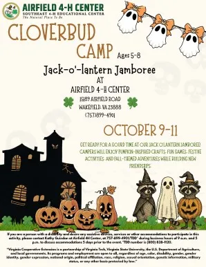 Jack-O-Lantern Jamboree Cloverbud Camp